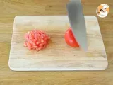 Etape 2 - Tartare jambon melon tomate