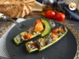 Etape 4 - Courgettes farcies aux tomates et sardines